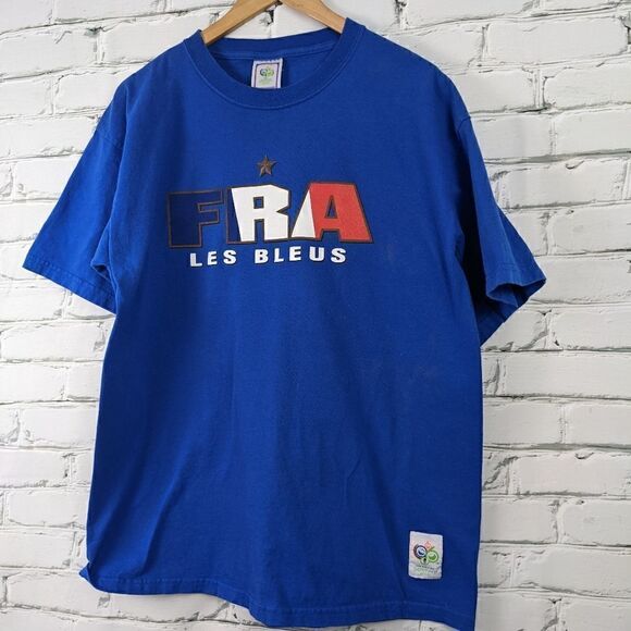 France national team soccer tshirt FIFA world cup Germany 2006 size large - Picture 2 of 4